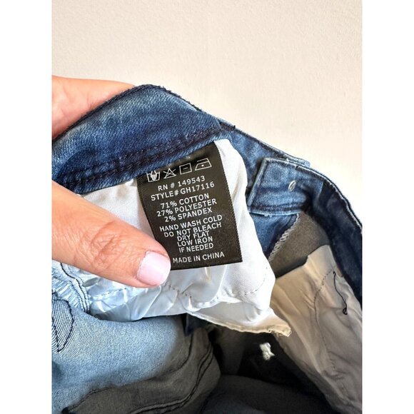 Great Smoky Los Angeles Distressed Skinny Jeans Size 7 GH17116 Women's Denim - Picture 3 of 6